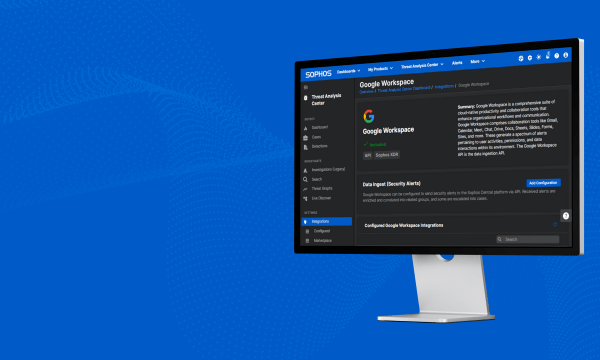 Sophos MDR and Sophos XDR now integrate with Google Workspace – Sophos News